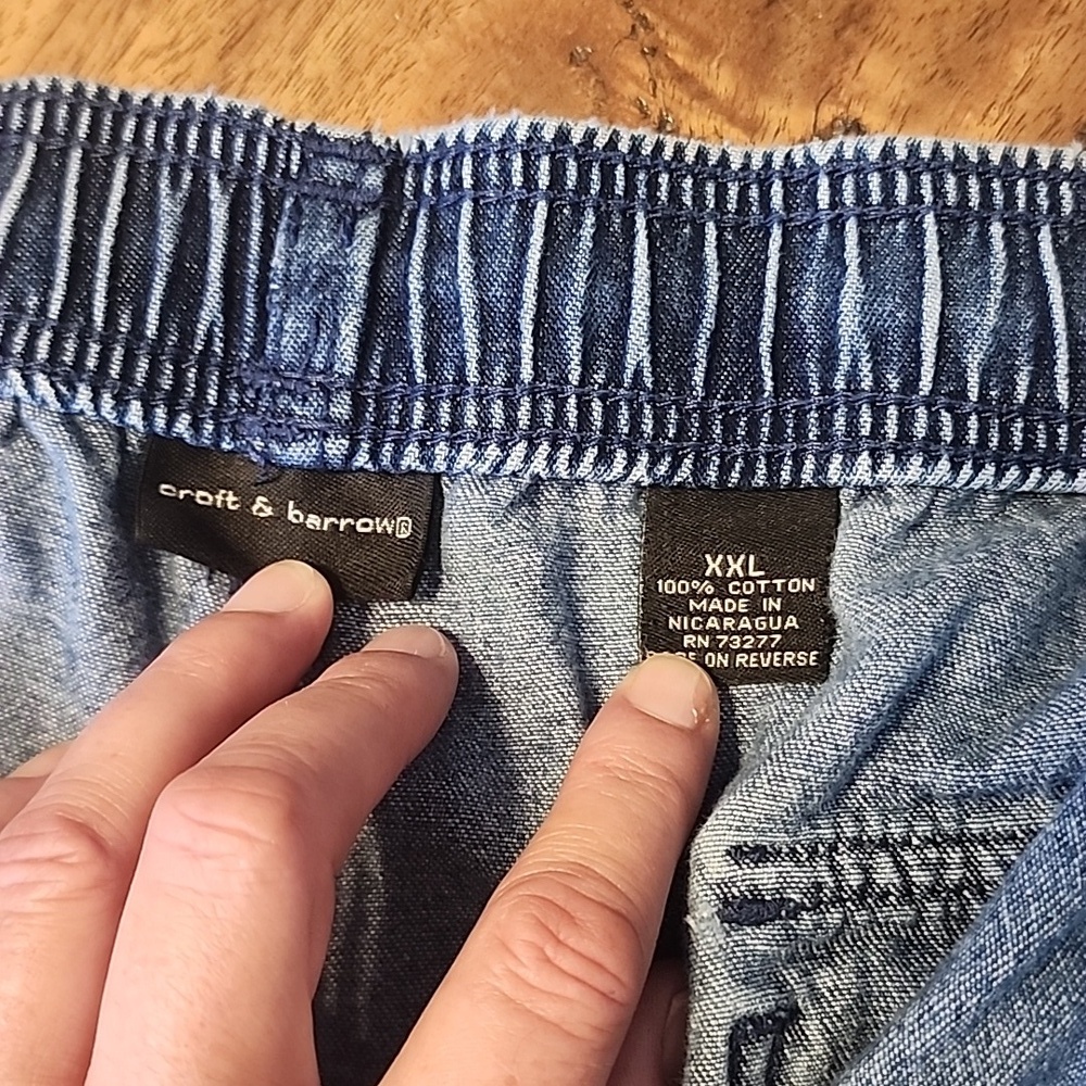 CROFT & BARROW COTTON JEAN SHORTS XXL - Picture 4 of 9